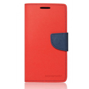 Púzdro Goospery Mercury Fancy Diary Samsung Galaxy Trend Duos červená látka